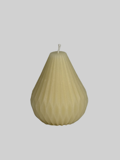 Bivaxljus, blockljus med vitt bivax