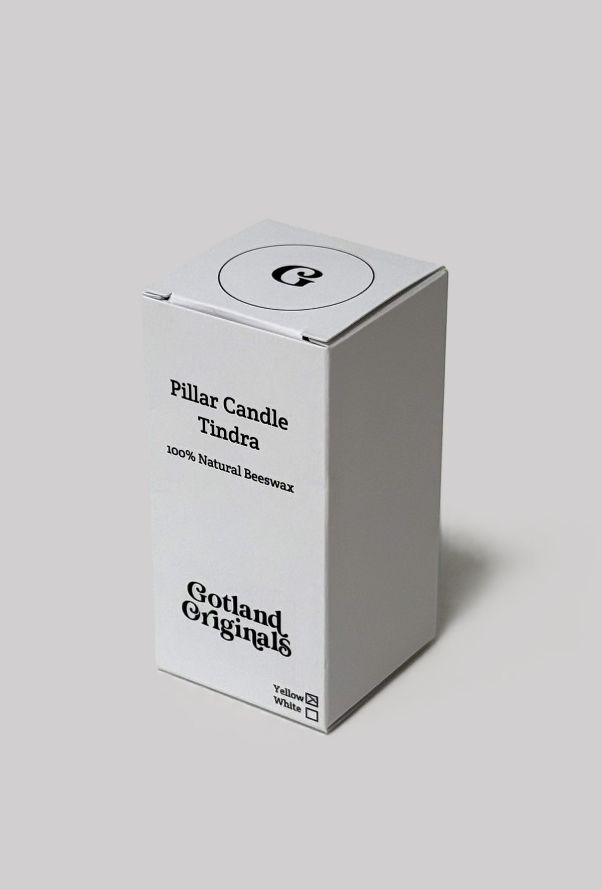 Bivaxljus - Blockljus Tindra Vit